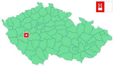 Mapa Rokycany