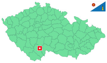 Mapa Ševětín