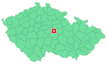Mapa Skryje