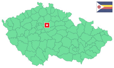 Mapa Starý Vestec