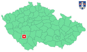 Mapa Strakonice