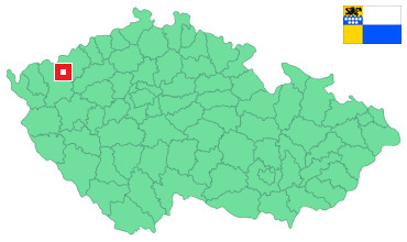 Mapa Stráž nad Ohří