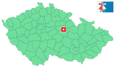 Mapa Tuněchody