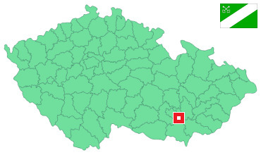 Mapa Újezd u Brna