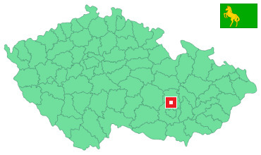 Mapa Újezd u Černé Hory