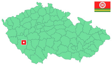 Mapa Újezd u Plánice
