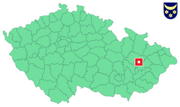 Mapa Velká Bystřice