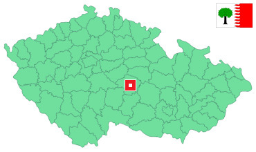 Mapa Veselý Žďár