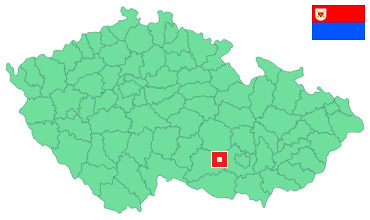 Mapa Vícenice u Náměště nad Oslavou