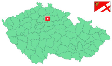 Mapa Vinařice