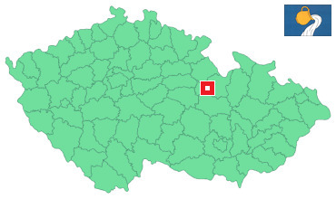 Mapa Voděrady