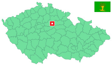 Mapa Vrbice