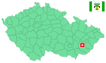 Mapa Vrbka