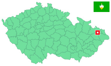 Mapa Vřesina