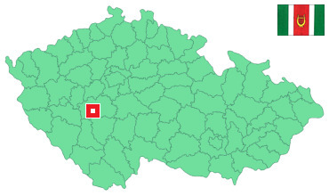 Mapa Vysoká u Příbramě