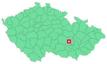 Mapa Zhoř
