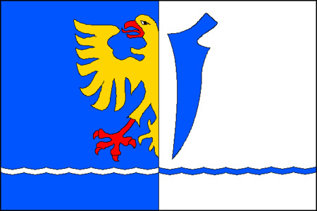 Vlajka obce Bystřice