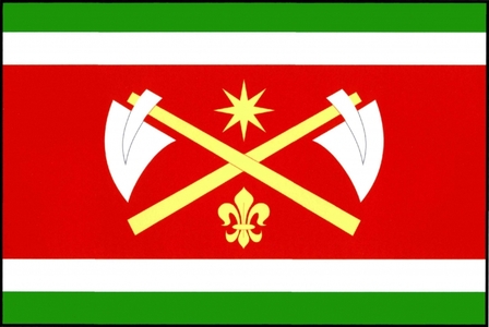 Vlajka obce Chaloupky