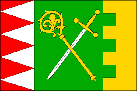 Vlajka obce Dřevčice