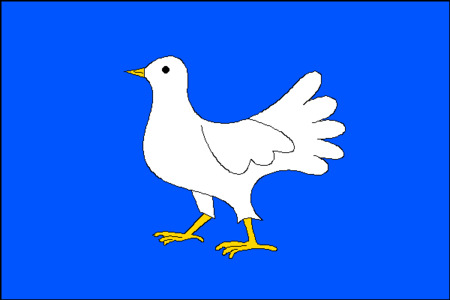 Vlajka obce Holubice