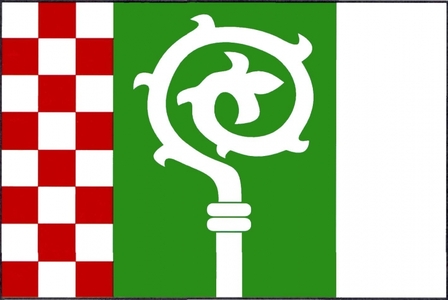Vlajka obce Hořiněves