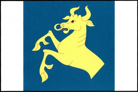 Vlajka obce Horní Bradlo