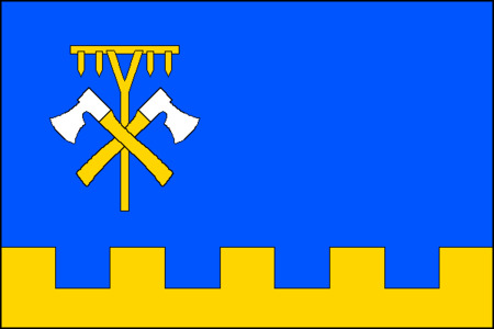 Vlajka obce Hoštejn