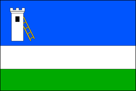 Vlajka obce Kostomlaty nad Labem