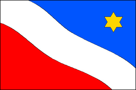 Vlajka obce Labská Stráň