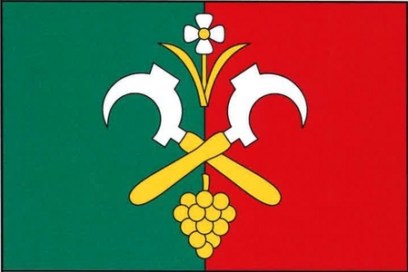 Vlajka obce Moravské Bránice