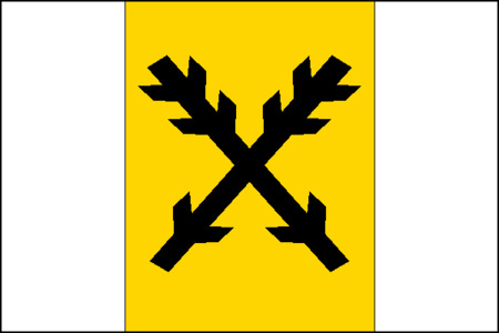 Vlajka obce Moravské Budějovice