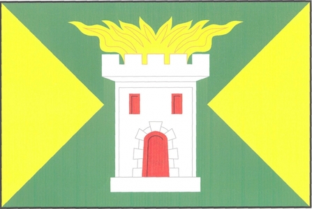 Vlajka obce Nezdřev