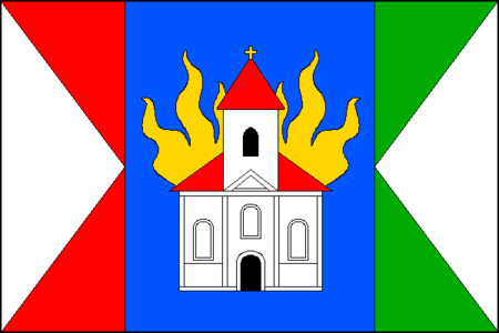 Vlajka obce Nový Kostel