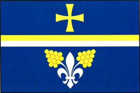 Vlajka obce Popovice