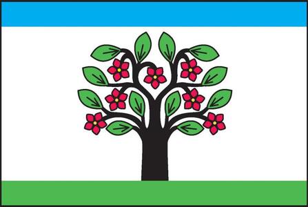 Vlajka obce Sádek