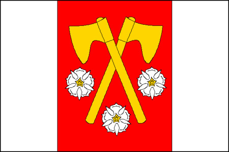 Vlajka obce Skorošice