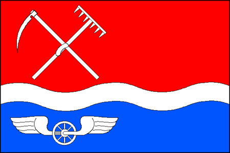 Vlajka obce Suchdol nad Odrou