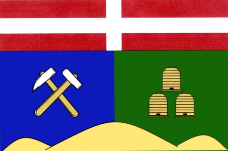 Vlajka obce Včelákov