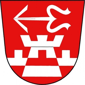 Znak obce Červená Lhota