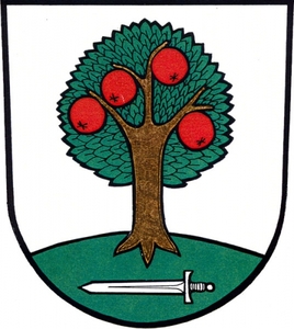 Znak obce Šenov u Nového Jičína